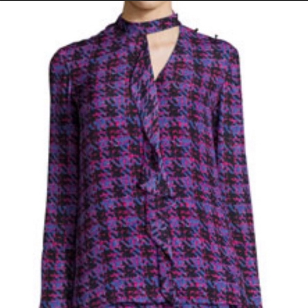 NWT Derek Lam Crosby Silk Blouse